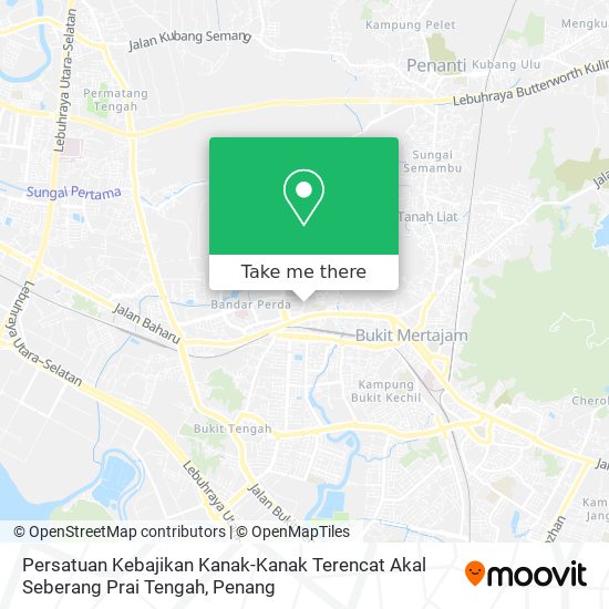 Persatuan Kebajikan Kanak-Kanak Terencat Akal Seberang Prai Tengah map