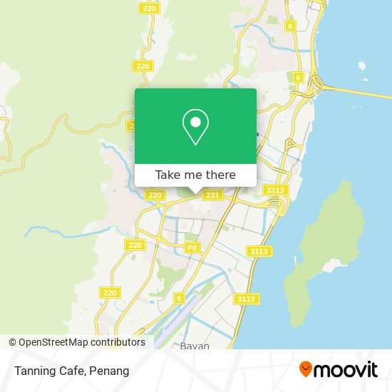 Tanning Cafe map