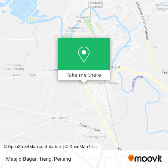 Peta Masjid Bagan Tiang