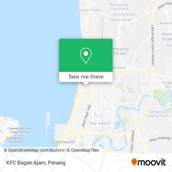 KFC Bagan Ajam map