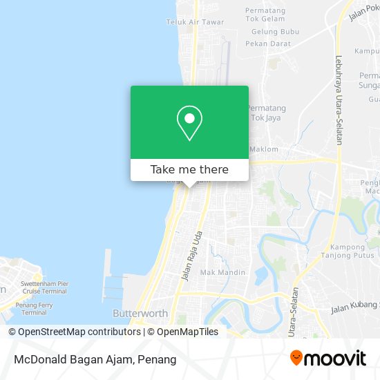 McDonald Bagan Ajam map