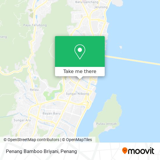 Penang Bamboo Briyani map