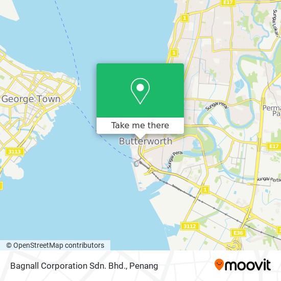 Bagnall Corporation Sdn. Bhd. map