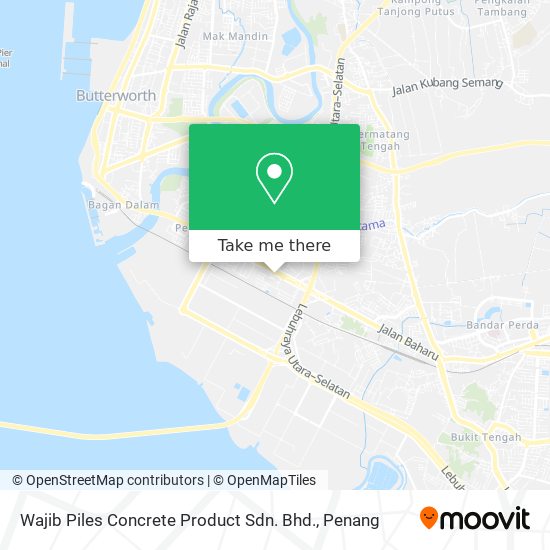 Wajib Piles Concrete Product Sdn. Bhd. map