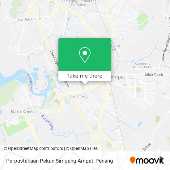 Peta Perpustakaan Pekan Simpang Ampat