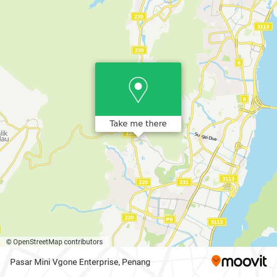Pasar Mini Vgone Enterprise map