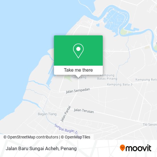 Jalan Baru Sungai Acheh map