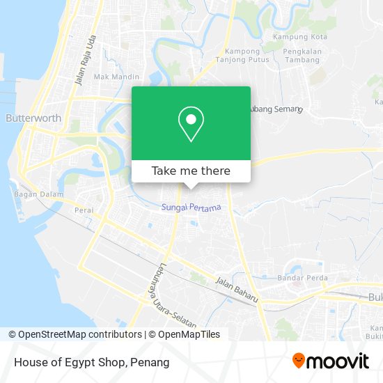 House of Egypt Shop map