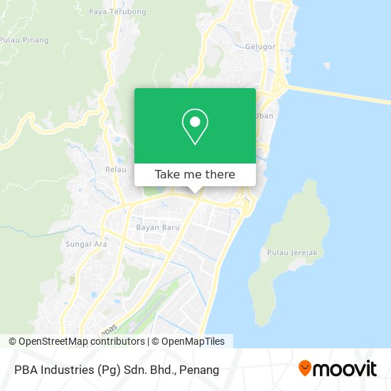Peta PBA Industries (Pg) Sdn. Bhd.