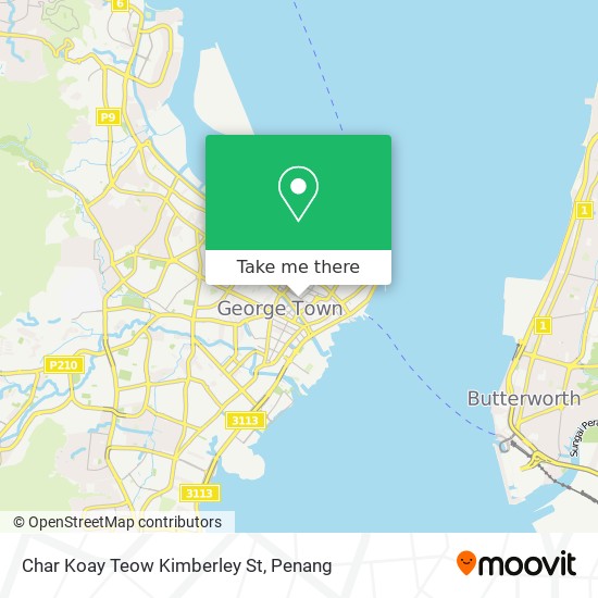 Char Koay Teow Kimberley St map
