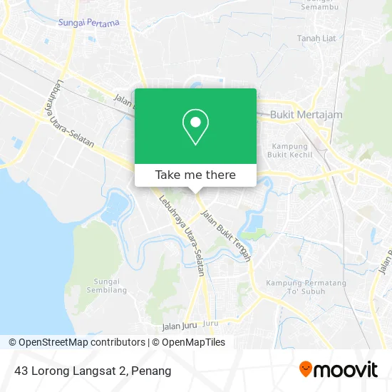 43 Lorong Langsat 2 map