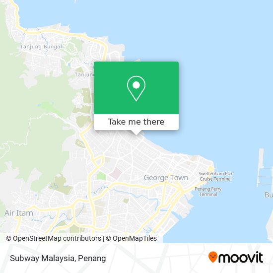 Subway Malaysia map