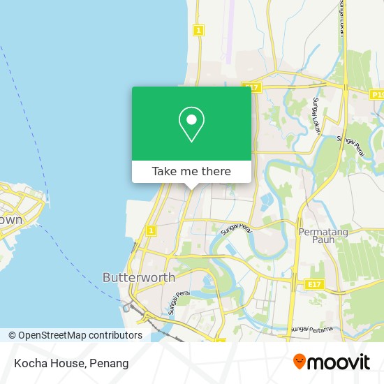 Kocha House map