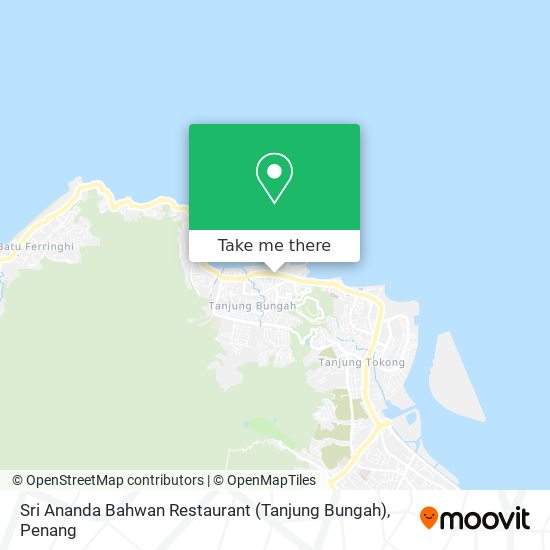 Peta Sri Ananda Bahwan Restaurant (Tanjung Bungah)