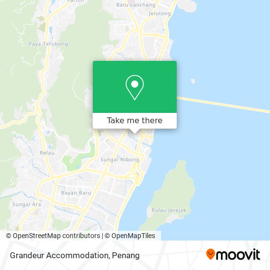 Grandeur Accommodation map