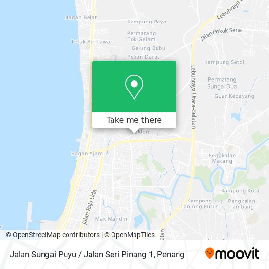 Peta Jalan Sungai Puyu / Jalan Seri Pinang 1