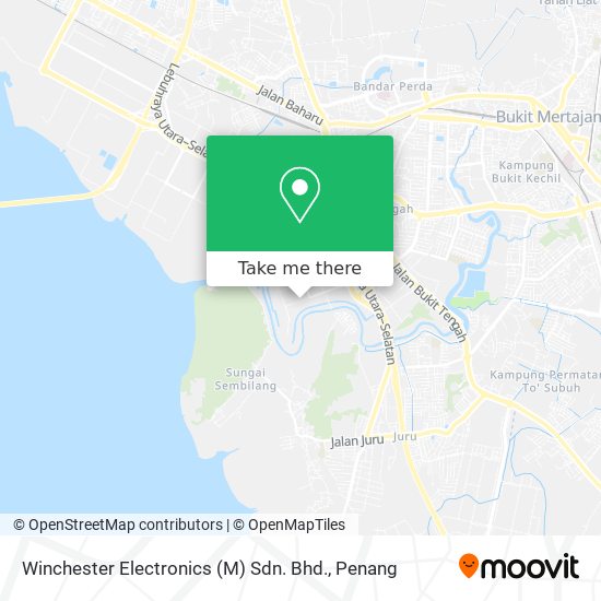 Peta Winchester Electronics (M) Sdn. Bhd.