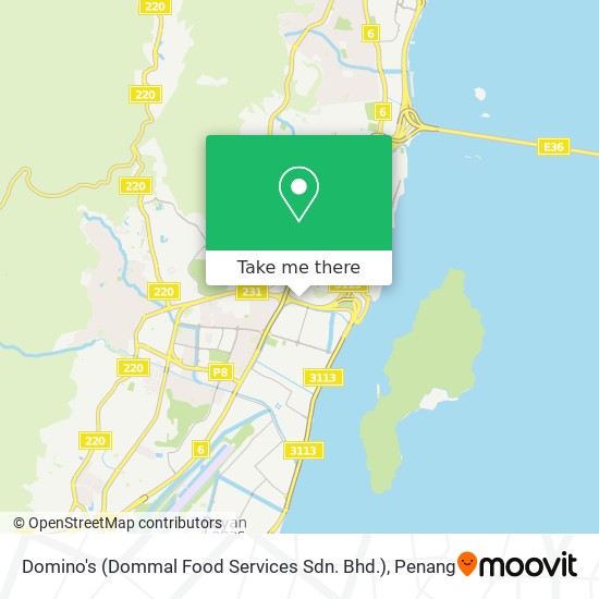 Domino's (Dommal Food Services Sdn. Bhd.) map