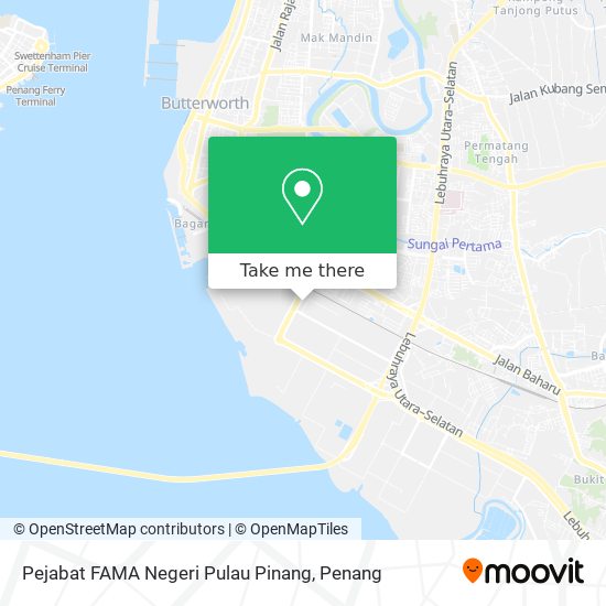 Pejabat FAMA Negeri Pulau Pinang map