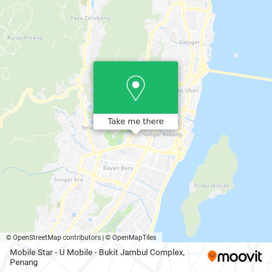 Peta Mobile Star - U Mobile - Bukit Jambul Complex