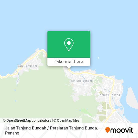 Peta Jalan Tanjung Bungah / Persiaran Tanjung Bunga