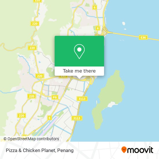 Pizza & Chicken Planet map