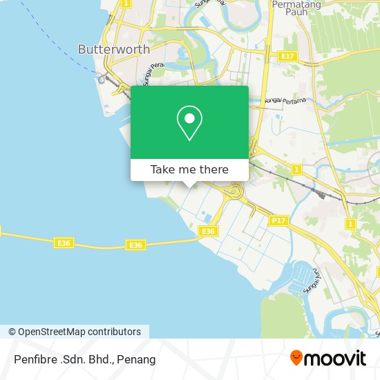 Penfibre .Sdn. Bhd. map