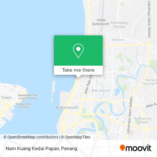 Nam Kuang Kedai Papan map