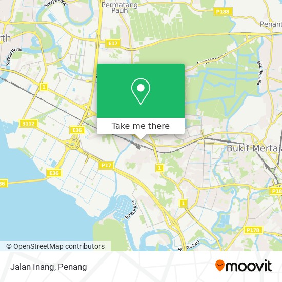 Jalan Inang map