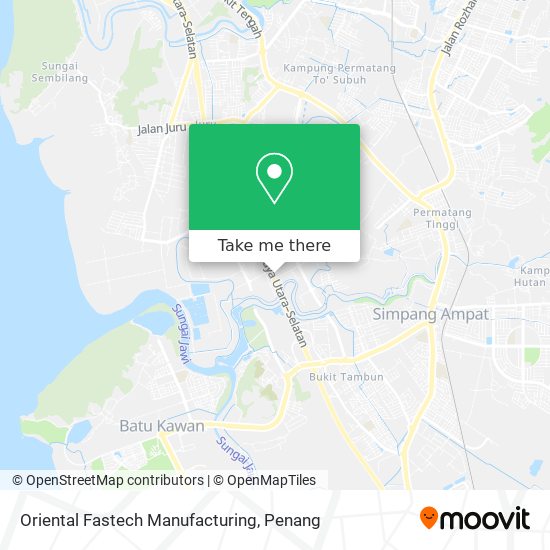 Oriental Fastech Manufacturing map