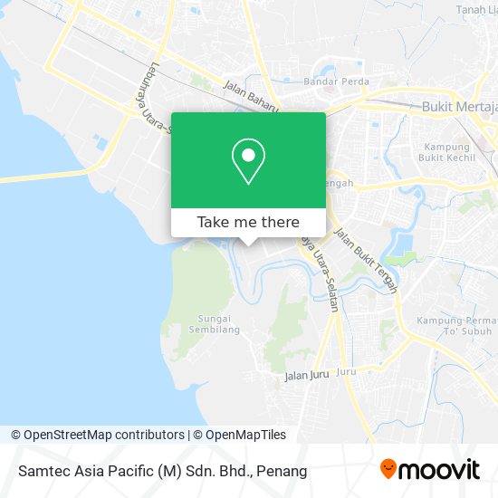 Samtec Asia Pacific (M) Sdn. Bhd. map