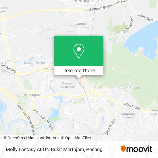Molly Fantasy AEON Bukit Mertajam map