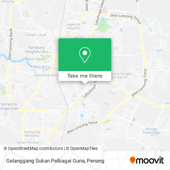 Peta Gelanggang Sukan Pelbagai Guna