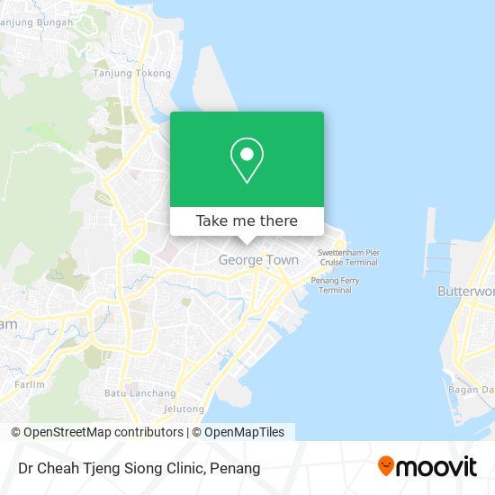 Dr Cheah Tjeng Siong Clinic map