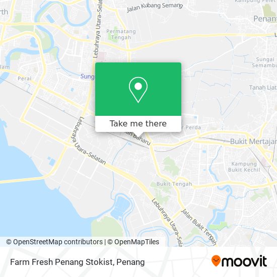 Farm Fresh Penang Stokist map