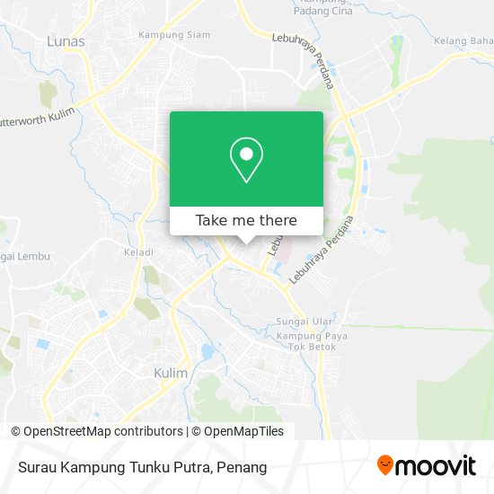 Surau Kampung Tunku Putra map