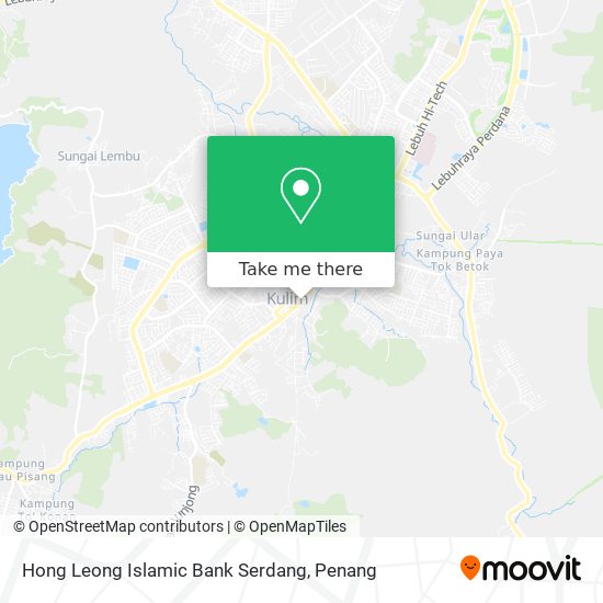 Peta Hong Leong Islamic Bank Serdang