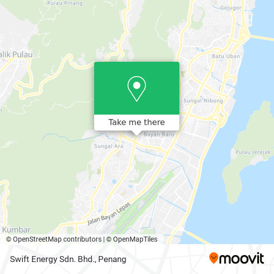 Swift Energy Sdn. Bhd. map