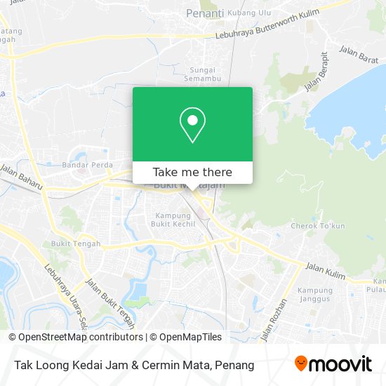 Tak Loong Kedai Jam & Cermin Mata map