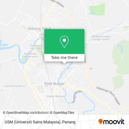 USM (Universiti Sains Malaysia) map
