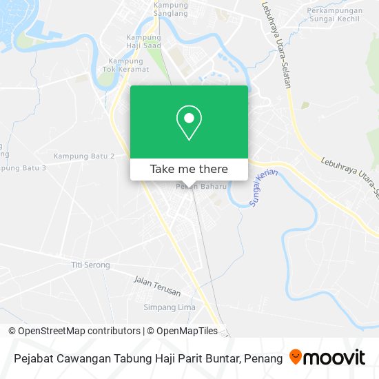 Pejabat Cawangan Tabung Haji Parit Buntar map