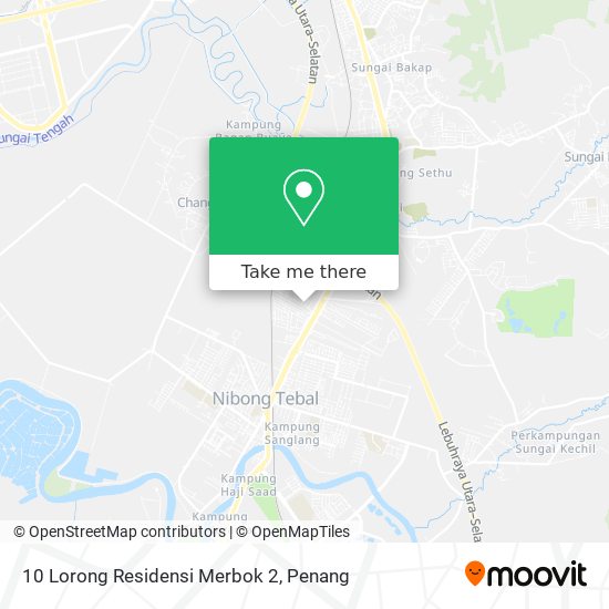10 Lorong Residensi Merbok 2 map