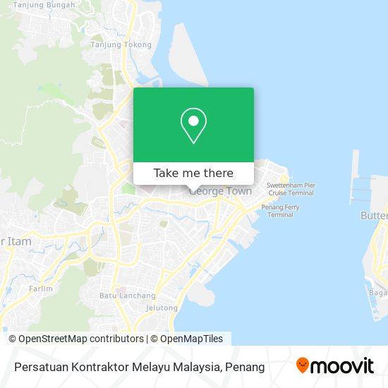 Peta Persatuan Kontraktor Melayu Malaysia