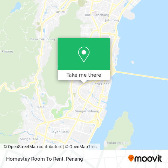 Homestay Room To Rent map