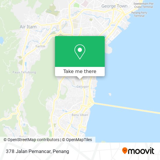 378 Jalan Pemancar map