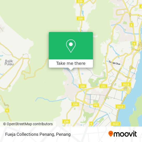 Fueja Collections Penang map