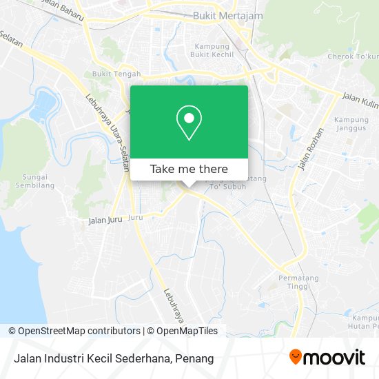 Jalan Industri Kecil Sederhana map
