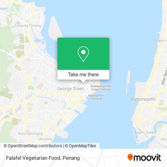 Falafel Vegetarian Food map