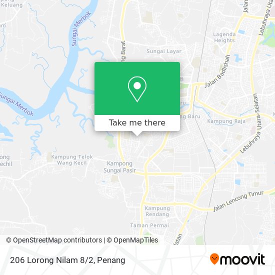 206 Lorong Nilam 8/2 map