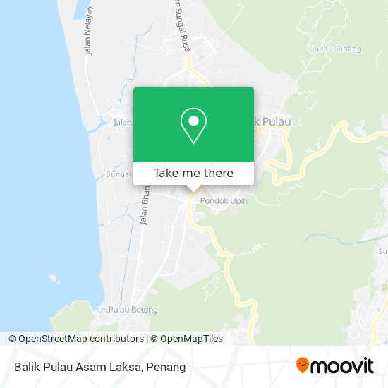 Balik Pulau Asam Laksa map